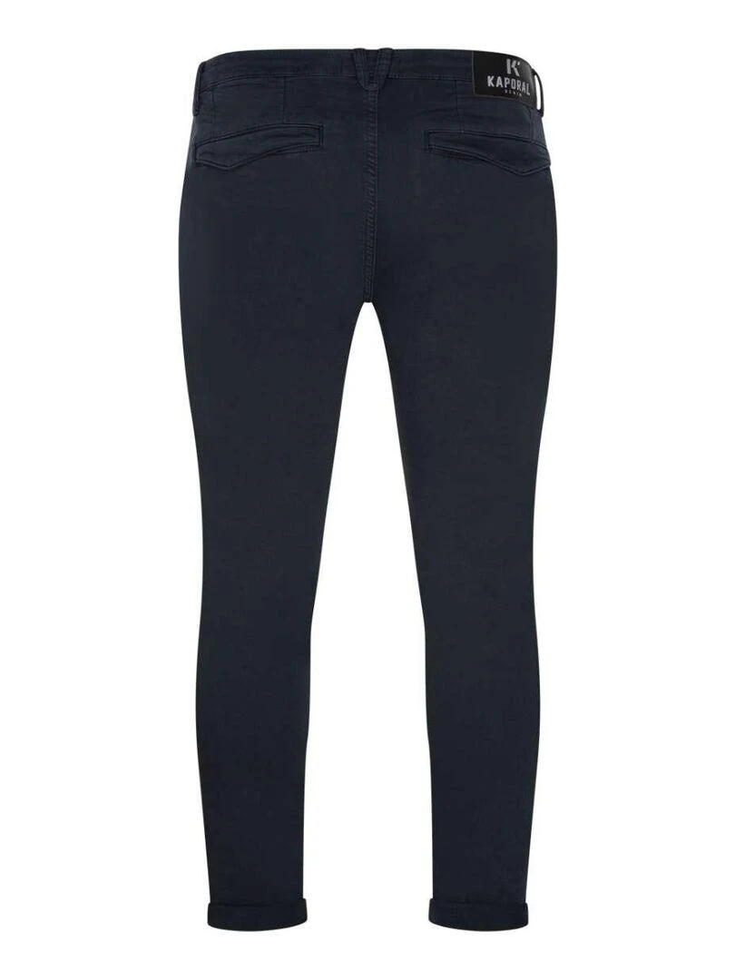 KAPORAL   Pantalon coton mélangé slim   Bleu marine