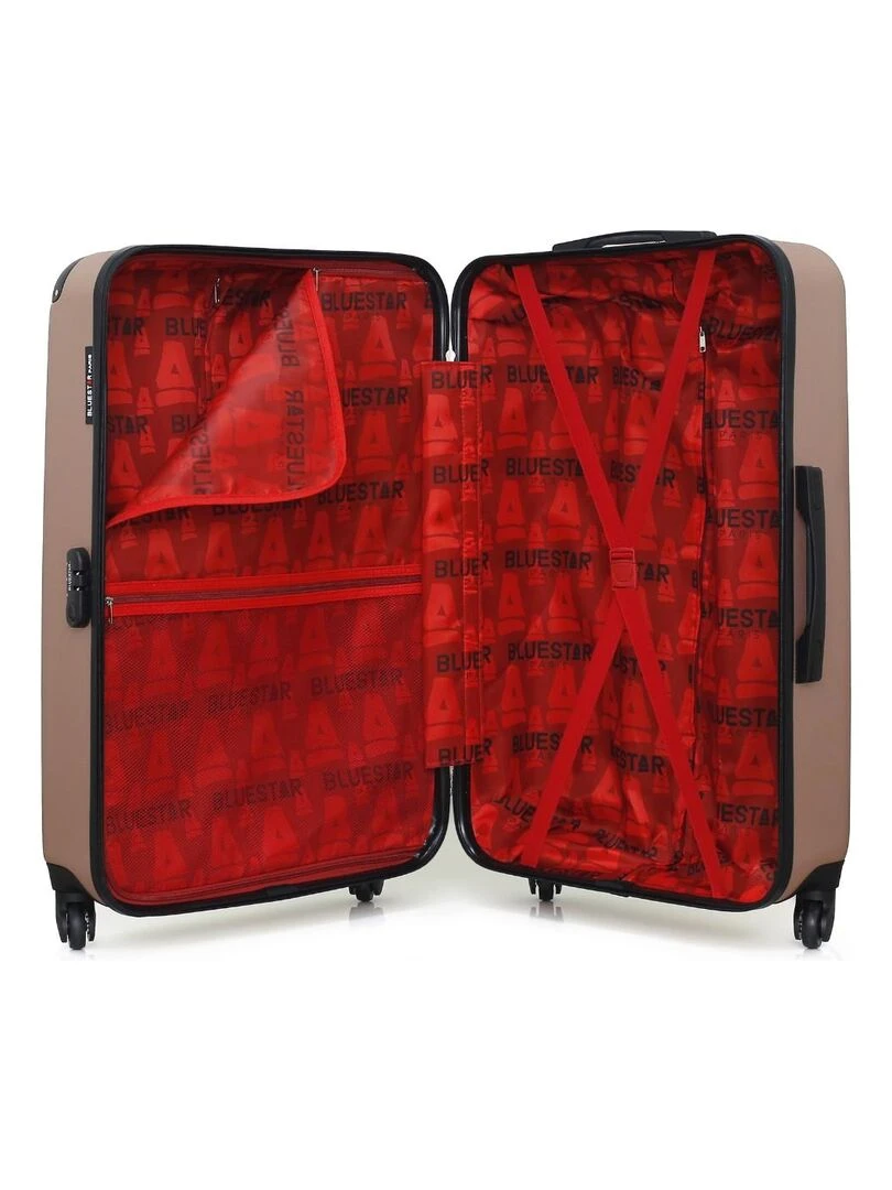 BLUESTAR   VALISE GRAND FORMAT RIGIDE BUCAREST   Rose