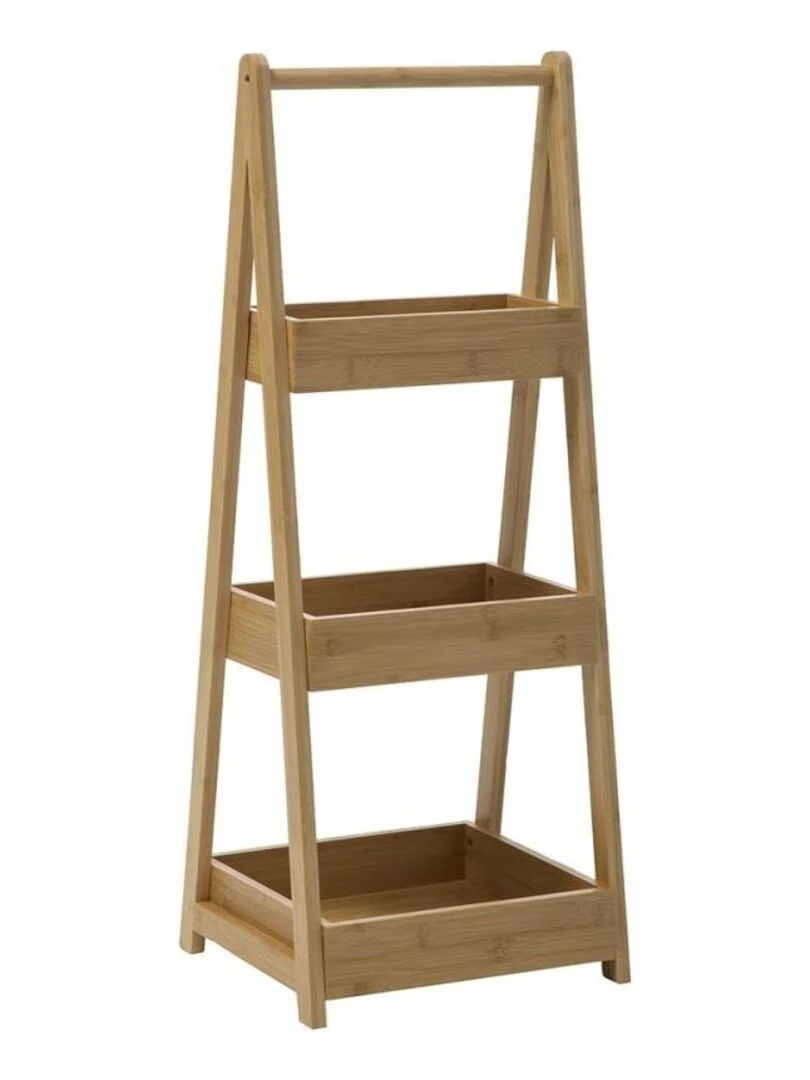 Etagère 3 niveaux Green Harmony bambou Beige