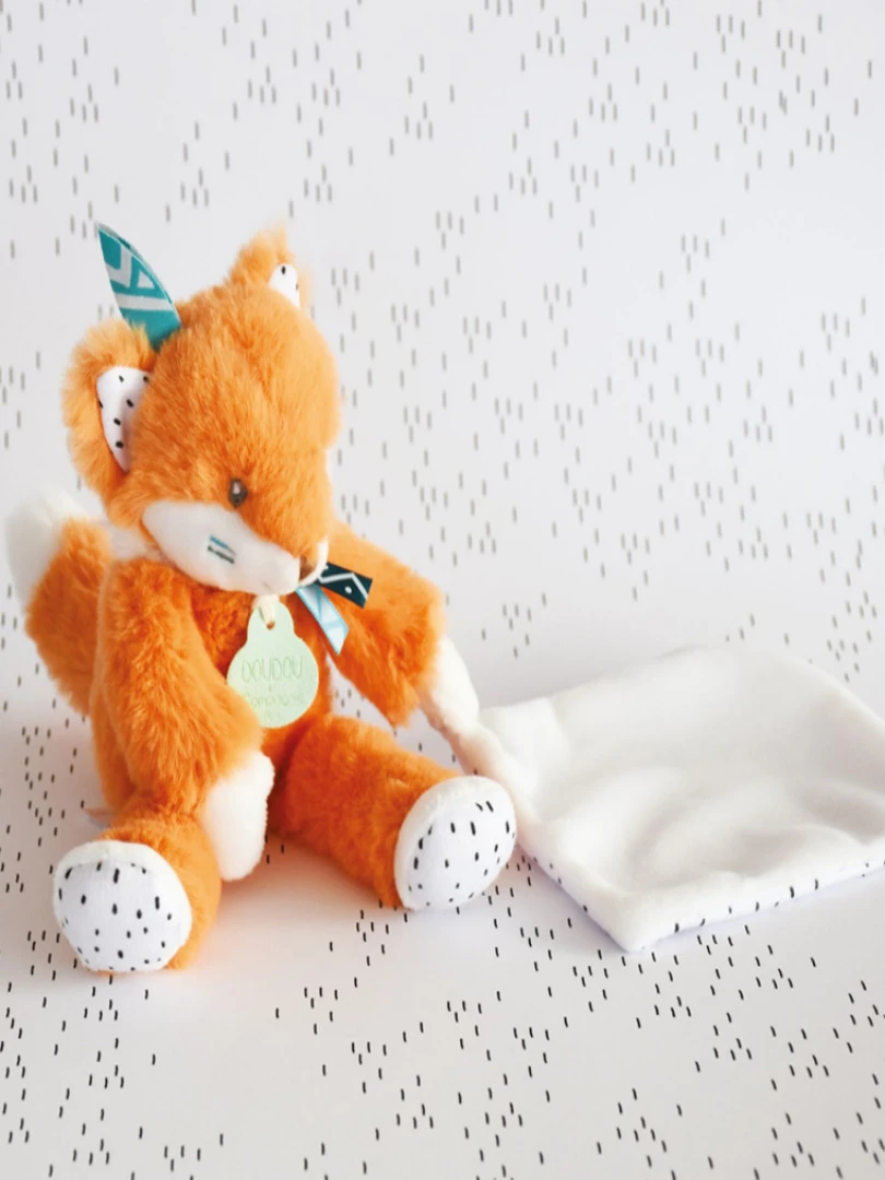 Coffret Peluche Avec Doudou Tiwipi Renard (21 Cm)   N/A