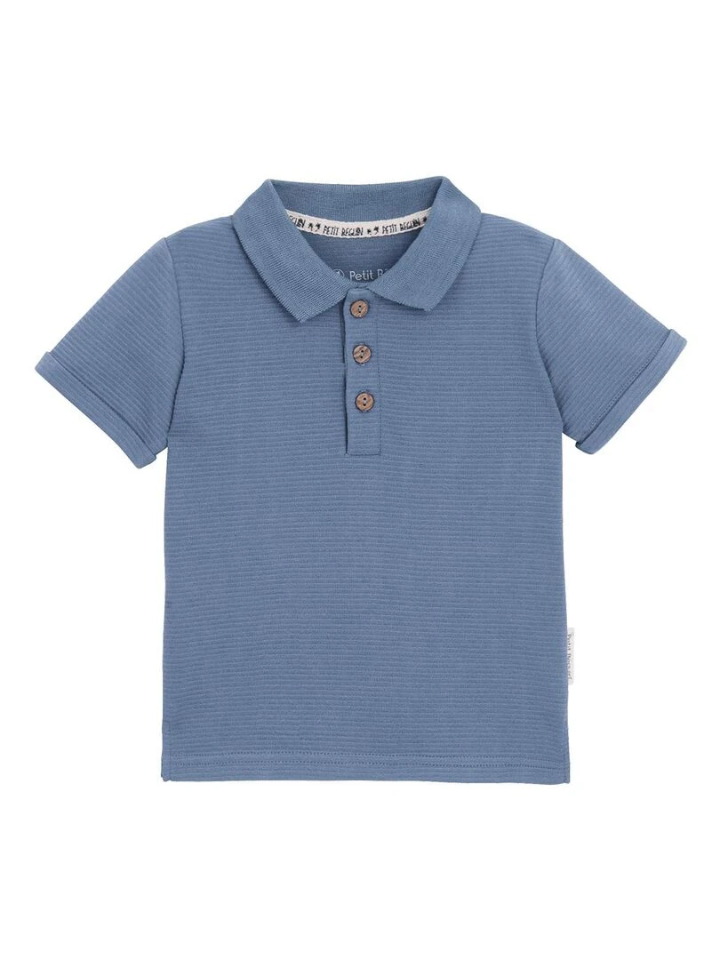Polo garçon Biarritz Bleu