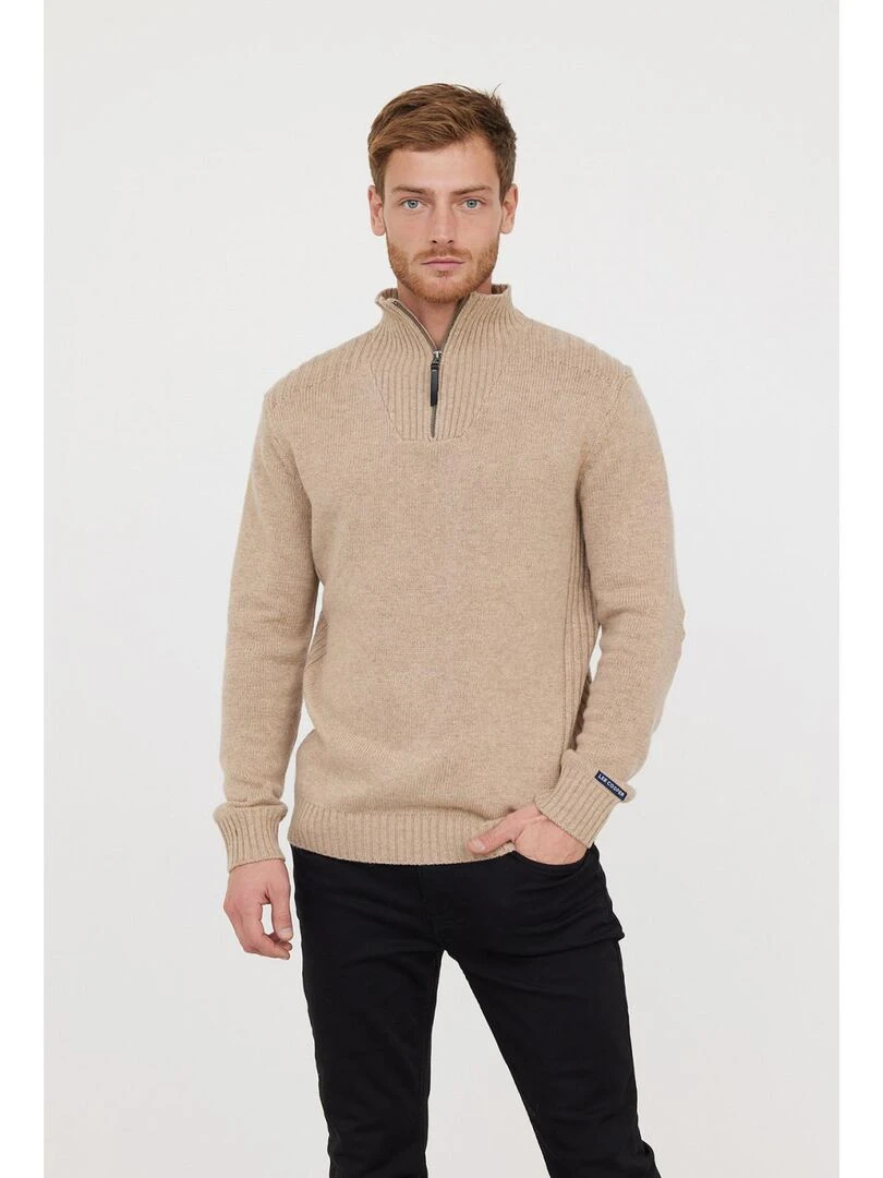 Lee Cooper Pull laine straight CHAR Beige argile