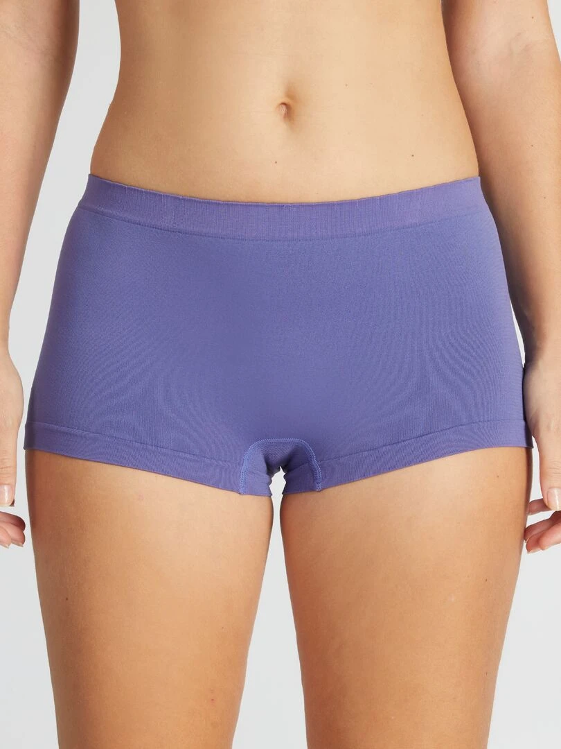 Lot de 2 shorties 'Billet Doux' Violet/noir