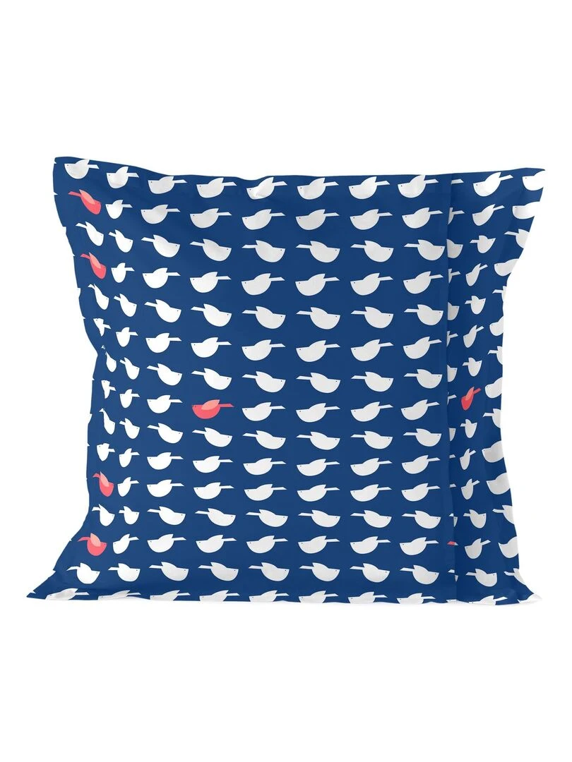 Taie d'oreiller Whale "Happyfriday" Blanc