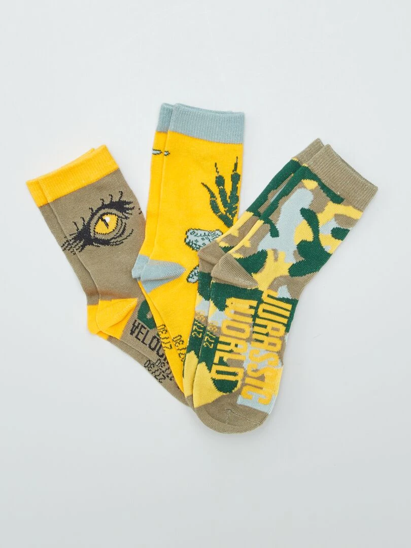 Lot de chaussettes 'Jurassic World' Vert