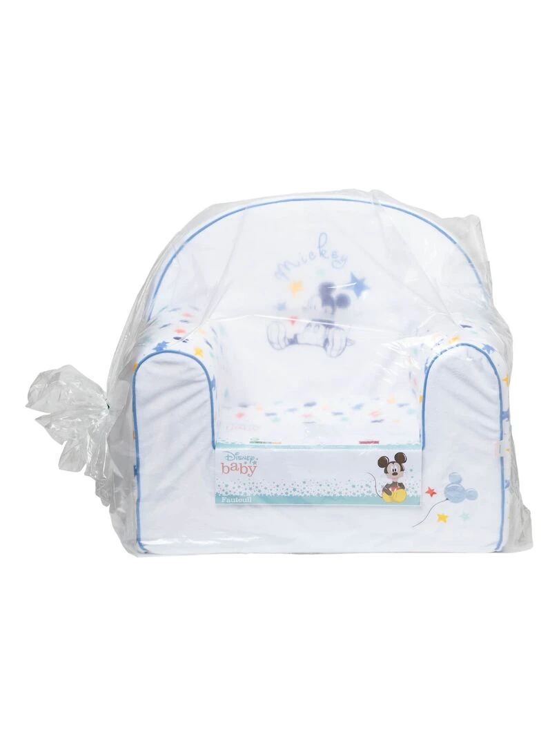 Fauteuil club déhoussable   Mickey Cool   Bleu