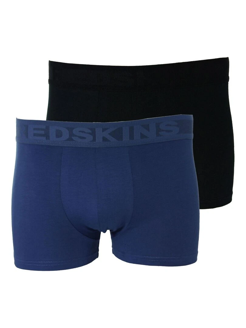 Boxer Redskins Pack De 2 Bx06 Noir