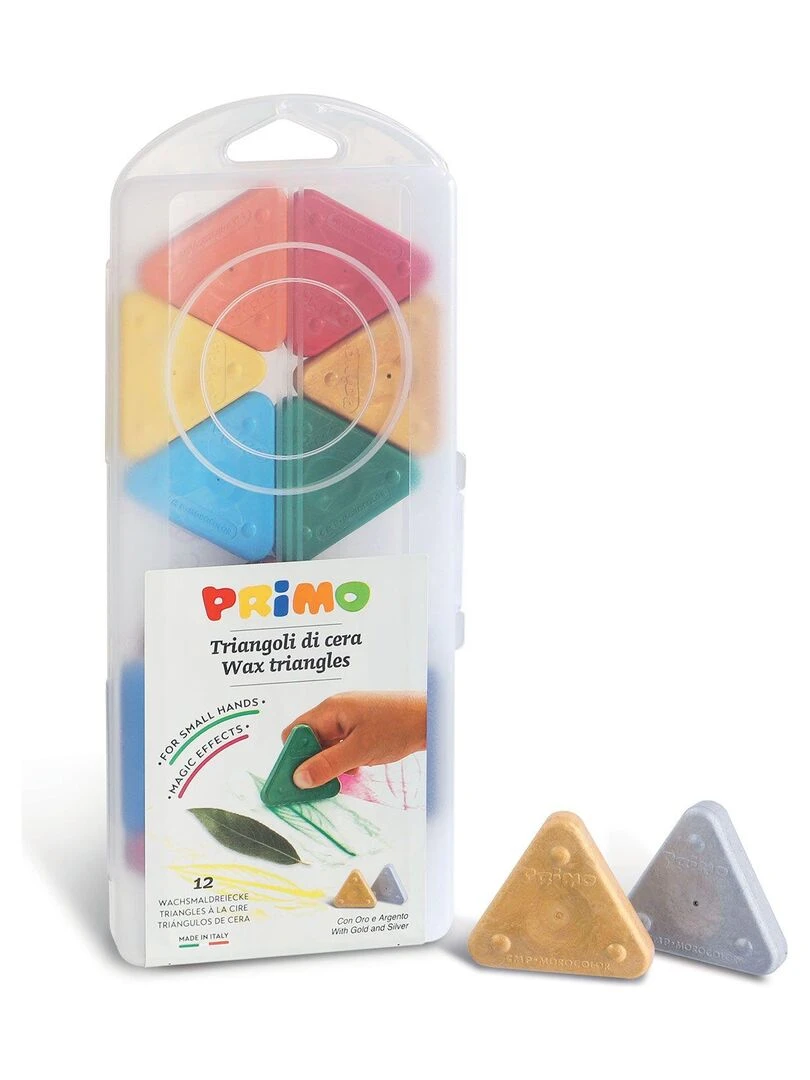 12 crayons de cire triangles   N/A