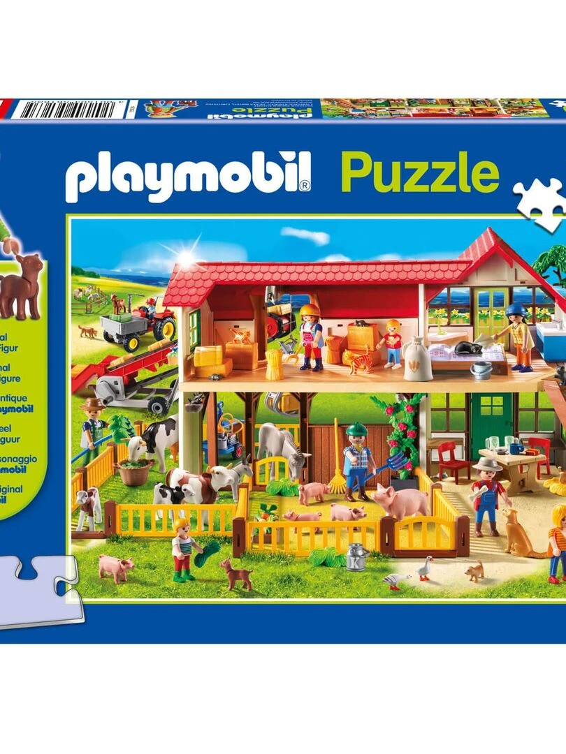 Puzzle 100 pièces : La Ferme : Playmobil N/A