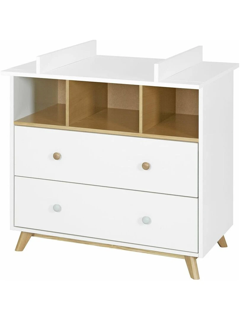 Commode bébé Kombu   AKITEN RETAIL   Blanc Marron