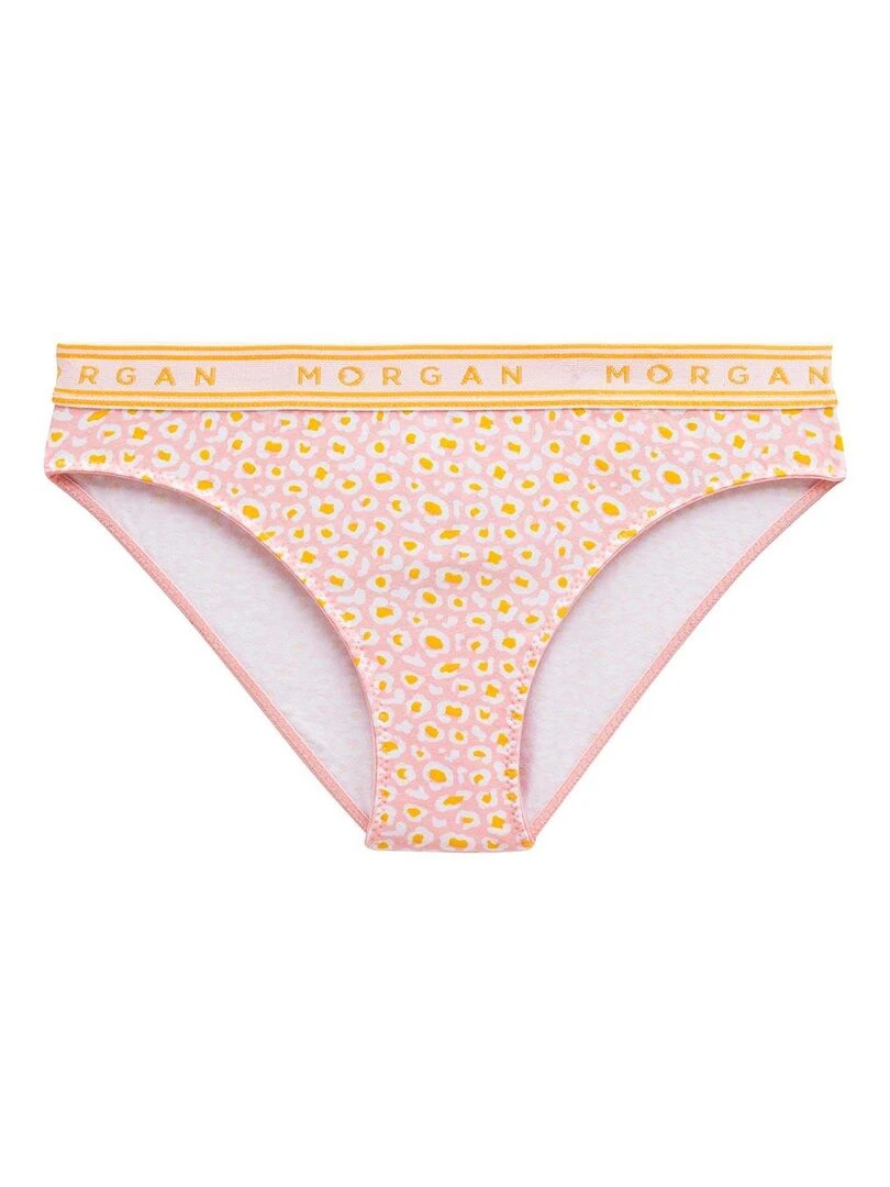 Lot de 2 slips en coton INES   Morgan Junior   Orange