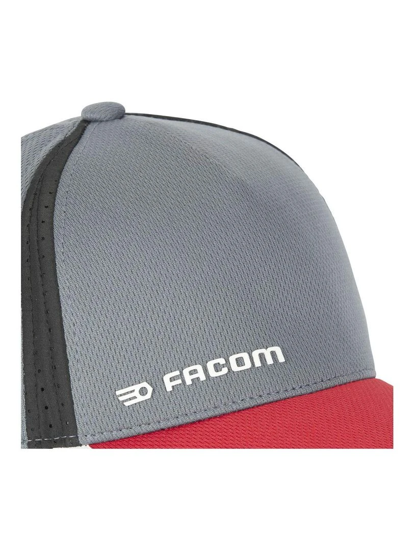 Casquette active avec coutures renforcées ajustable Facom   Gris