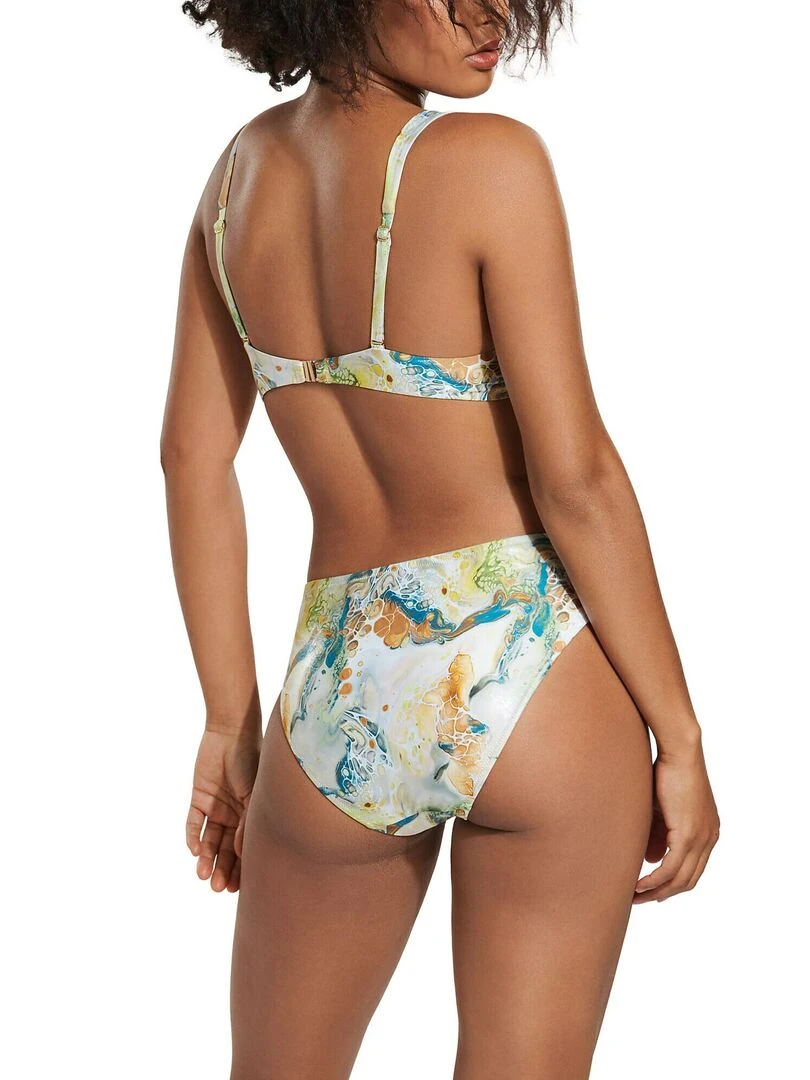 Bas maillot slip de bain taille haute Indonesia   Vert