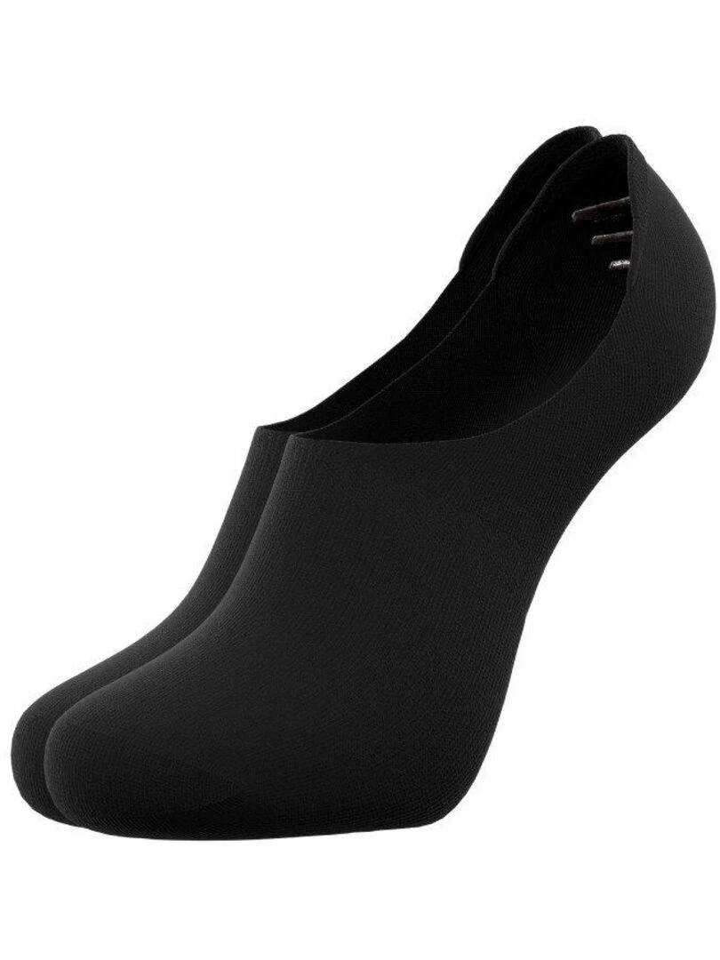 Socquettes invisibles en coton Noir