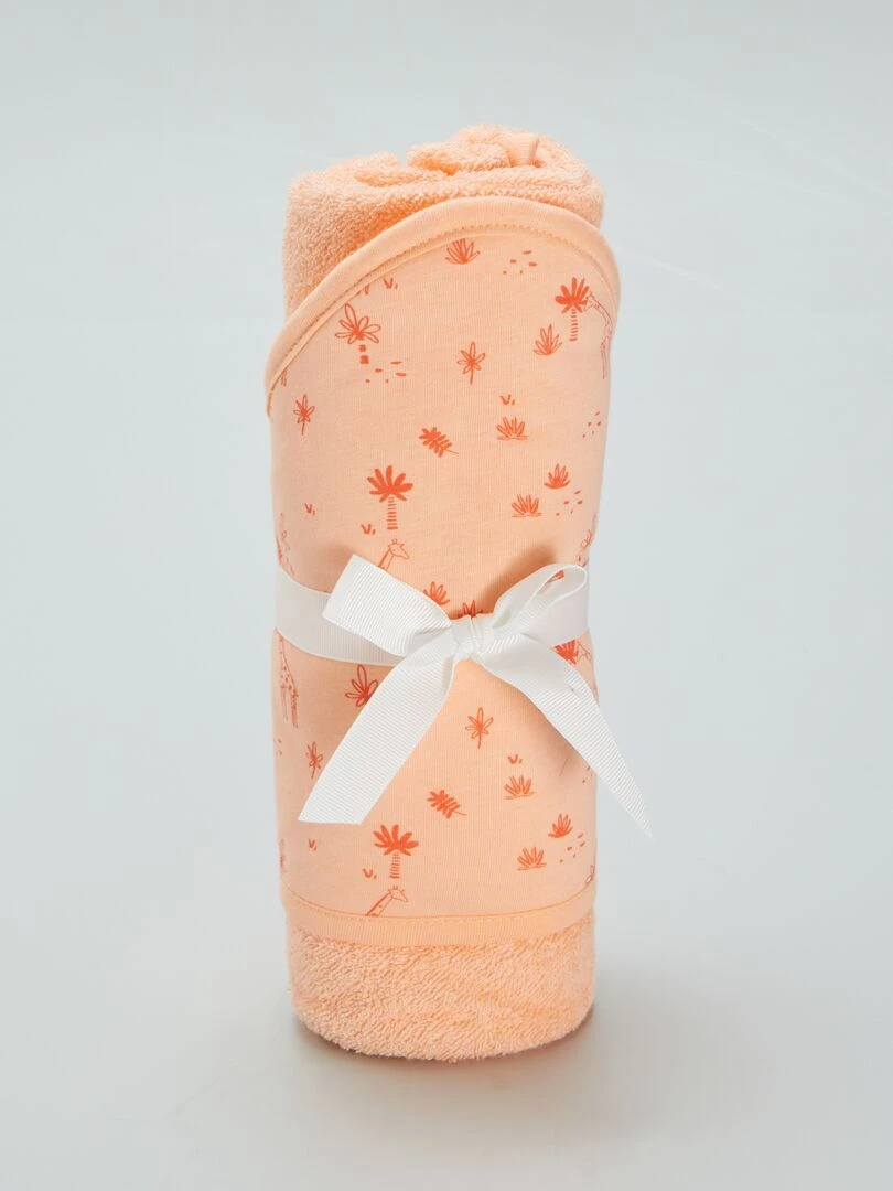 Cape de bain Corail