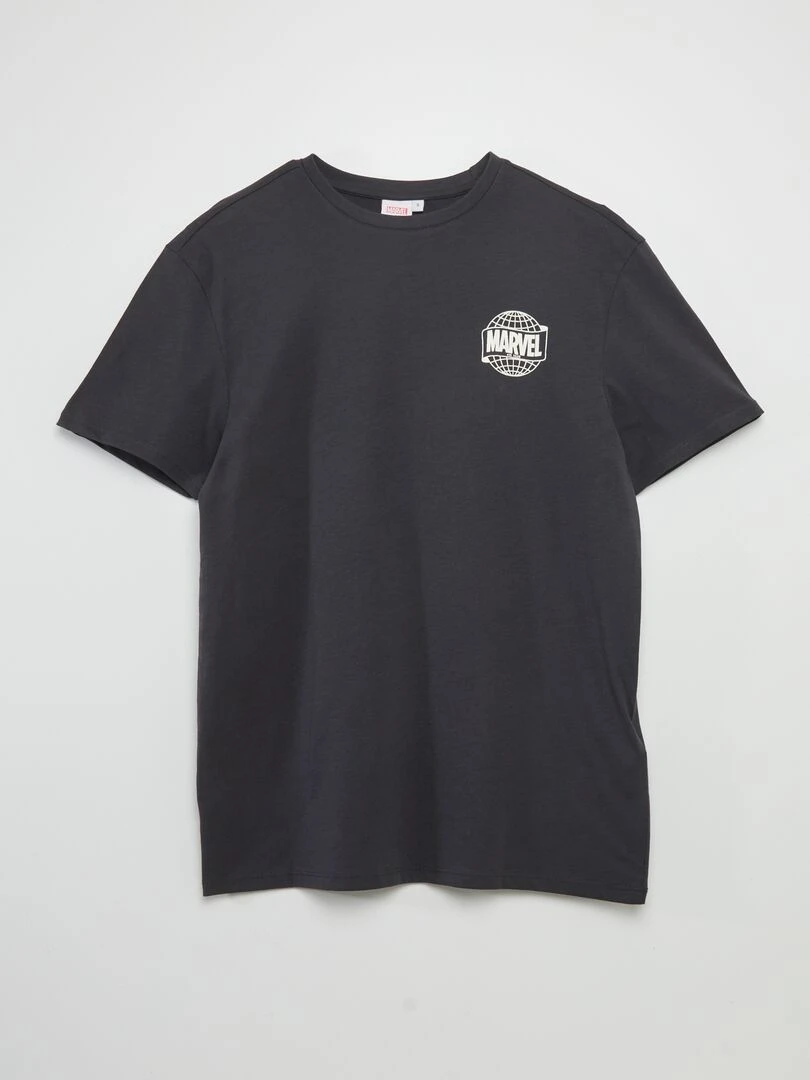 T shirt 'Marvel' 'Iron Man' à col rond Gris