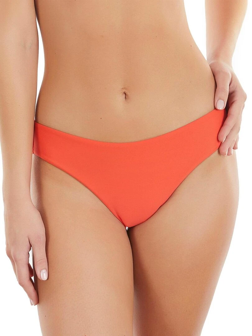 Bas maillot de bain bikini Basica Orange corail