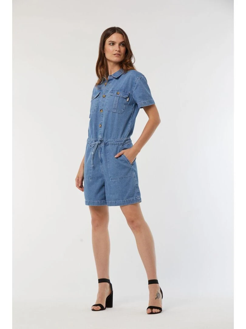 Lee Cooper Combinaison manches courtes coton regular TUXIE Bleu