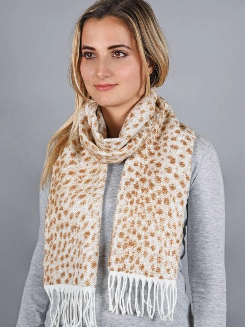 Echarpe Savana Fabriqué en France Beige