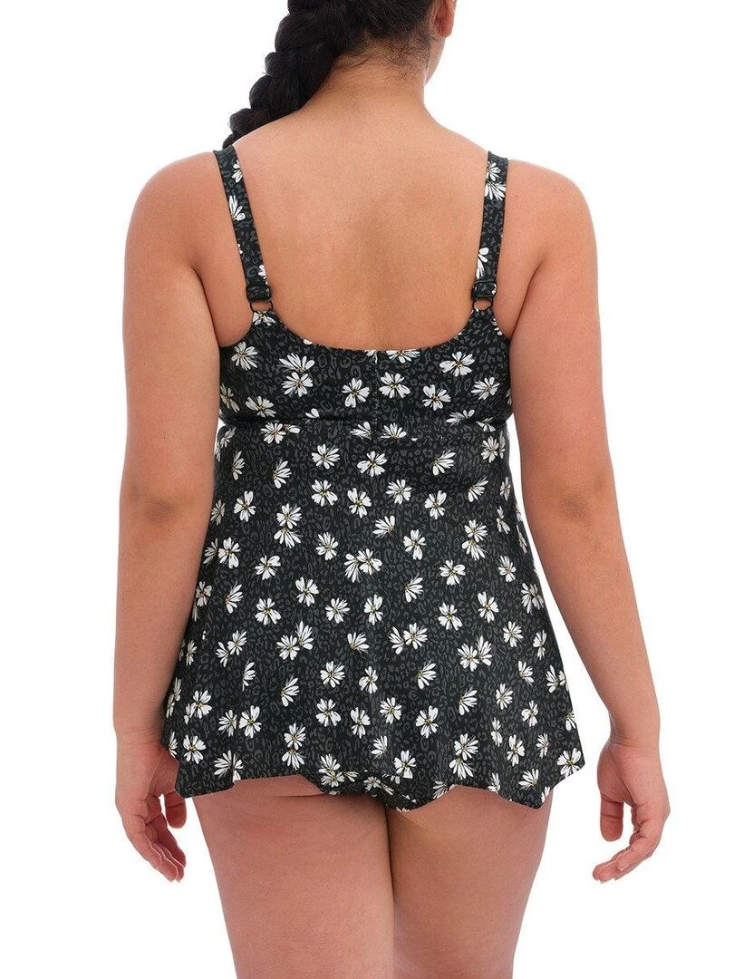Haut de maillot tankini grande taille Plain Sailing Noir