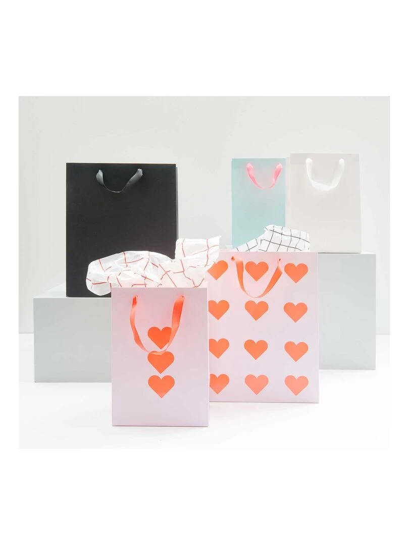 Sac cadeau rose 26 x 32 cm Rose