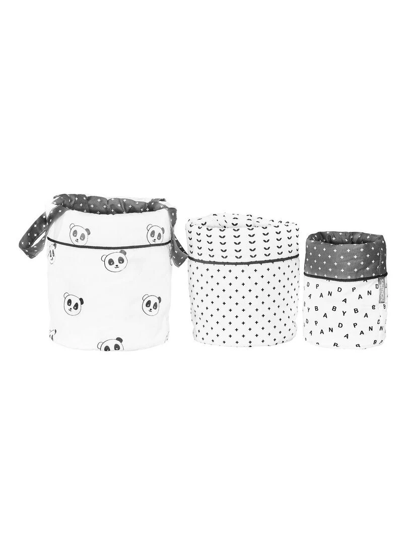 Panières en coton blanc SAUTHON Blanc