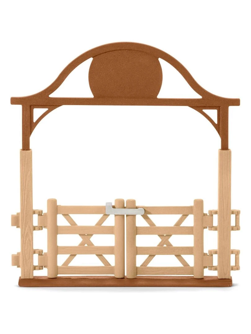 Set de jeu pour figurines cheval : Pré pour chevaux avec portail   N/A