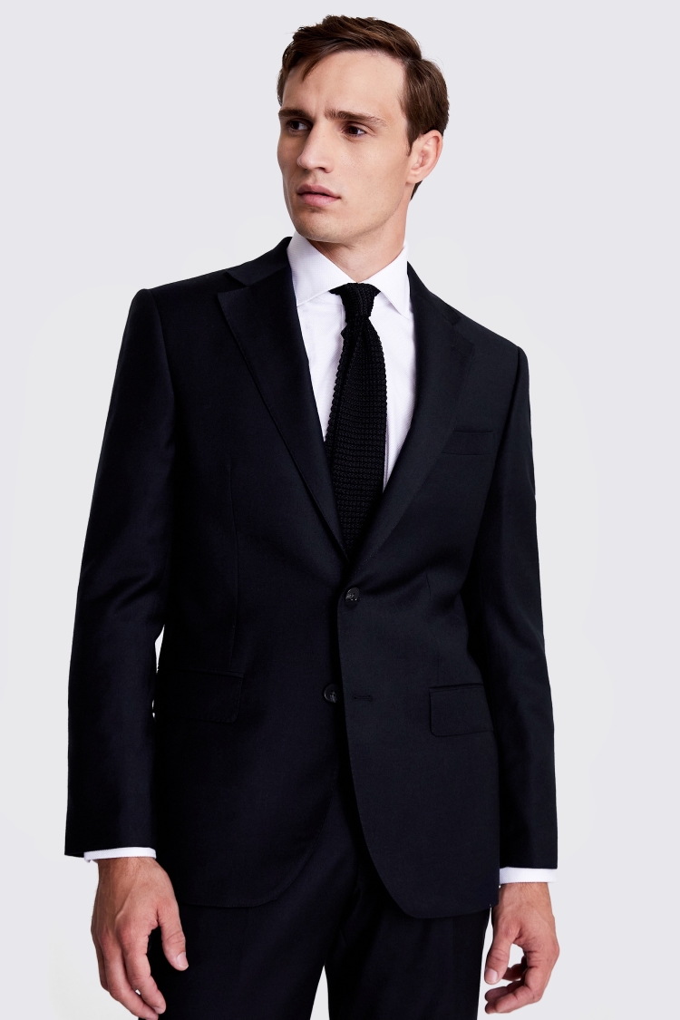 Italian Tailored Fit Blue Check Jacket   Buy Online at Moss