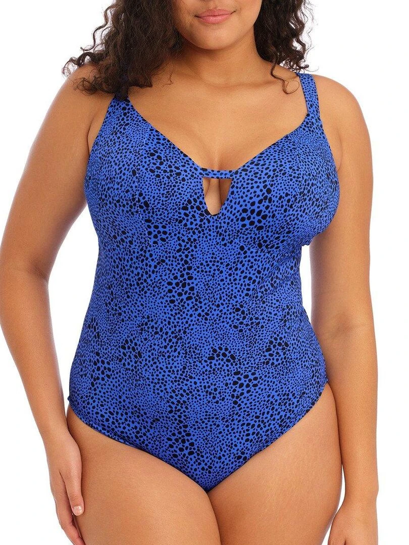 Maillot de bain 1 pièce sans armatures Pebble cove Bleu