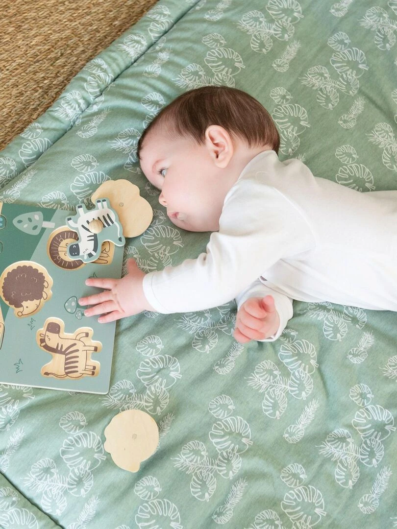 Tapis de parc bébé Trois Kilos Sept Vert clair