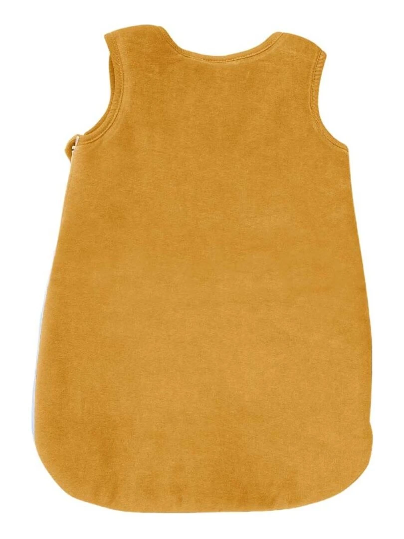 Gigoteuse Velours 0 3 mois 100% Coton Bio couleur Miel   Moutarde