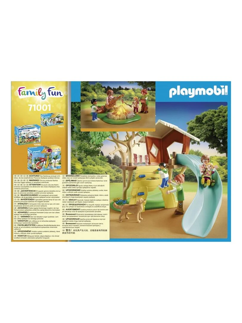 71001 Cabane Dans Les Arbres Et Toboggan   N/A