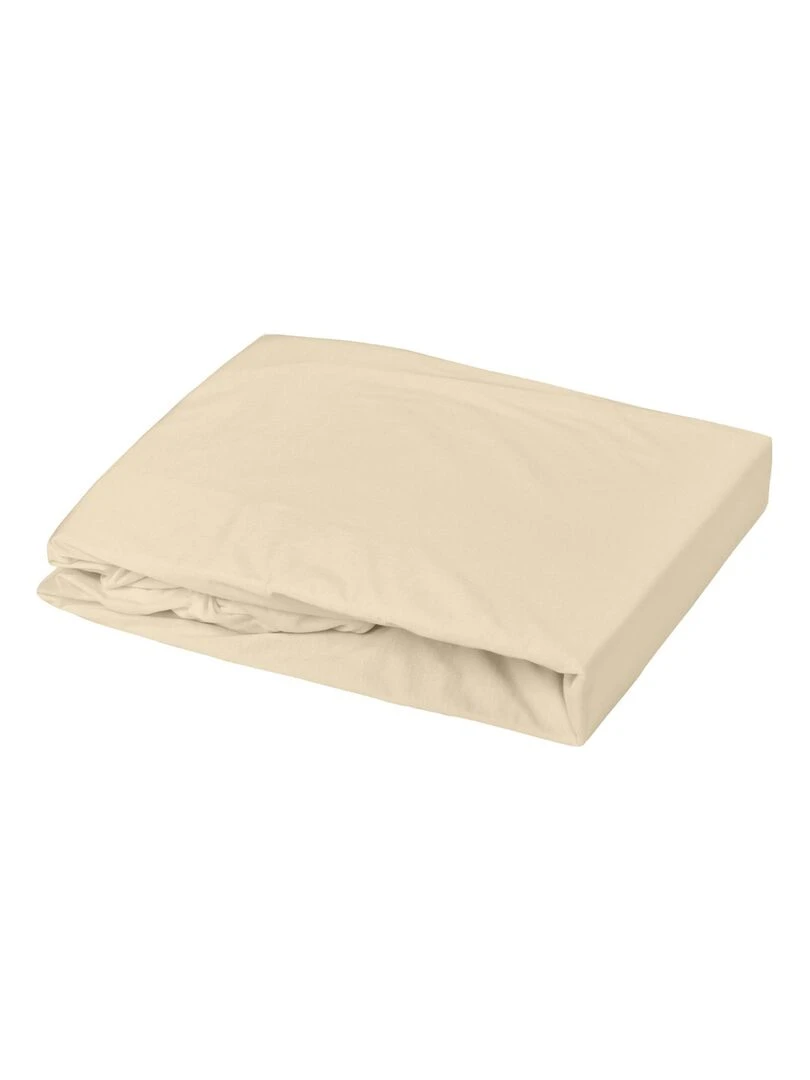 Drap housse enfant en jersey Beige clair