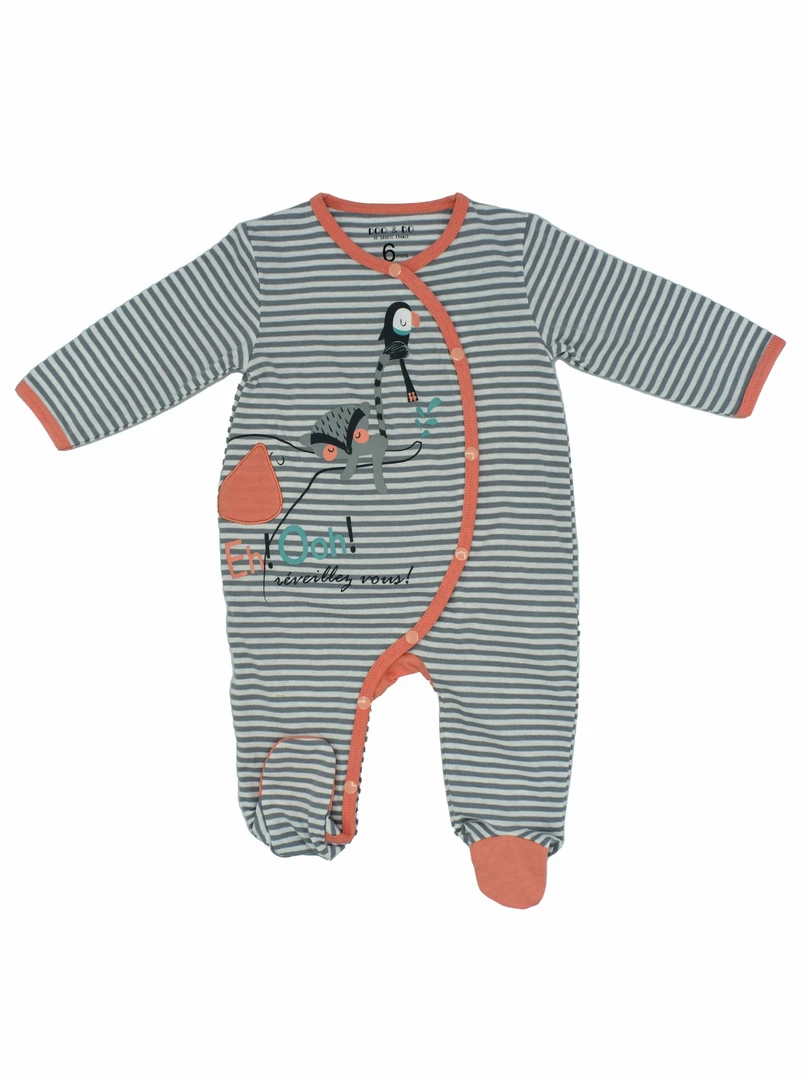 Pyjama Jersey 'baby Tropical''doo&bo' Rose