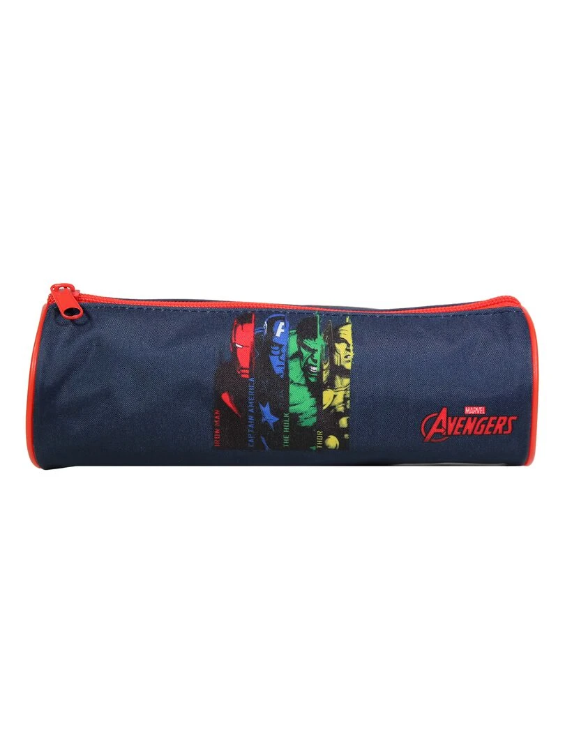 BAGTROTTER Trousse scolaire ronde Avengers Bleue Bleu