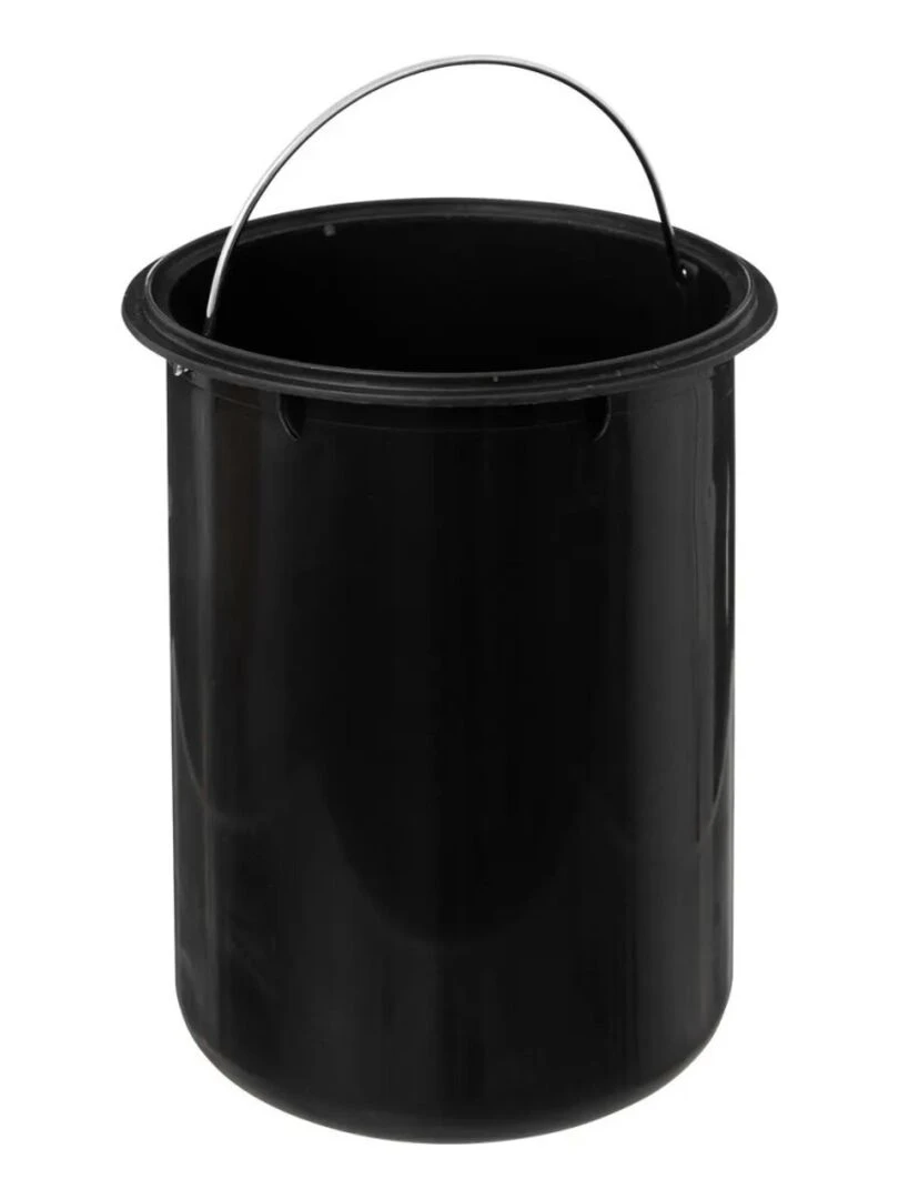 Poubelle à pédale Soft close 3L Lea noir   Noir