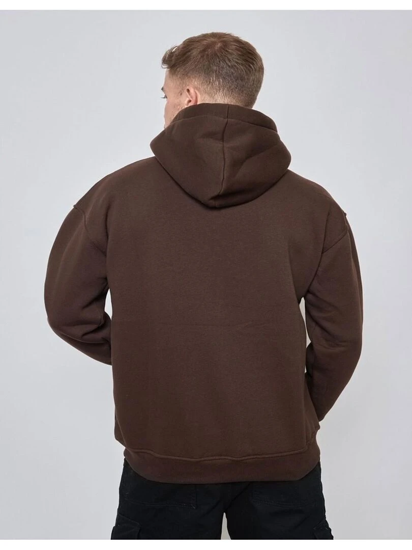 Sweat à capuche Kebello   Marron