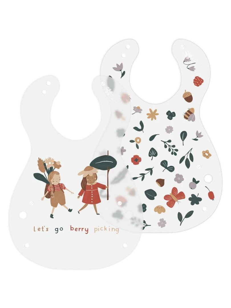 Bavoirs imprimés Pixie Land (2pcs) Sebra Multicolore