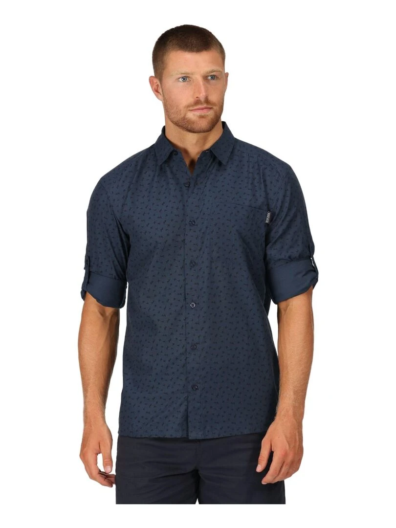Regatta   Chemise MINDANO   Bleu foncé