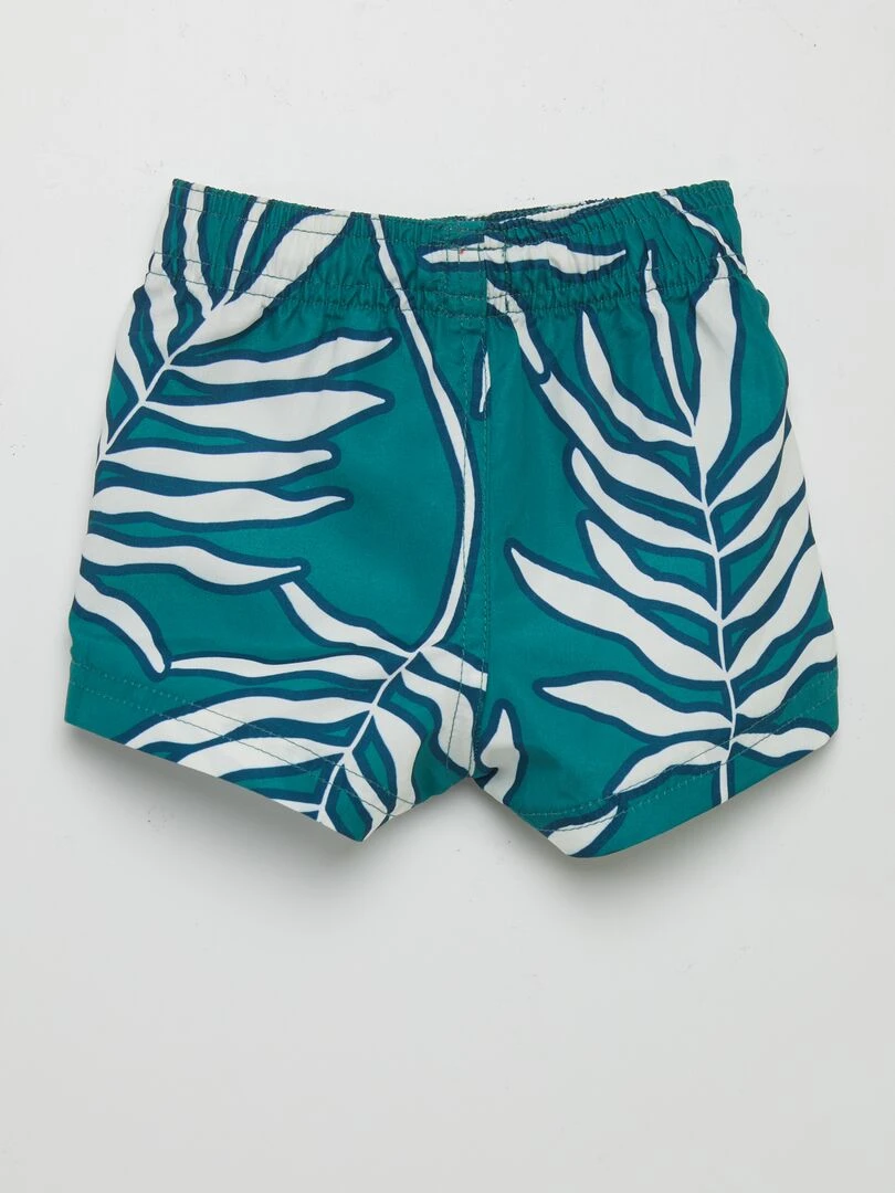 Short de bain Vert