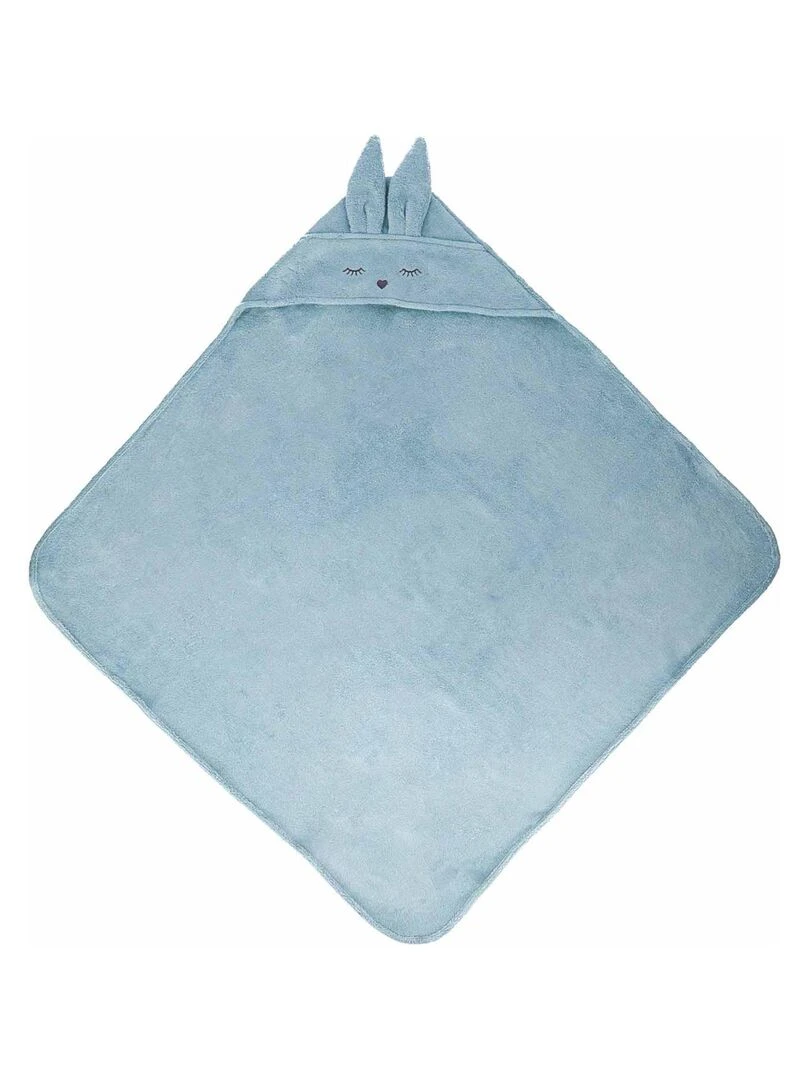 Cape de bain 100% bambou  Lapinou   Bleu