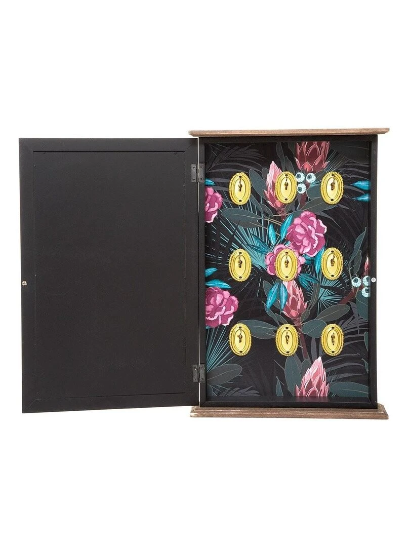 Boîte à clés Flower   Noir