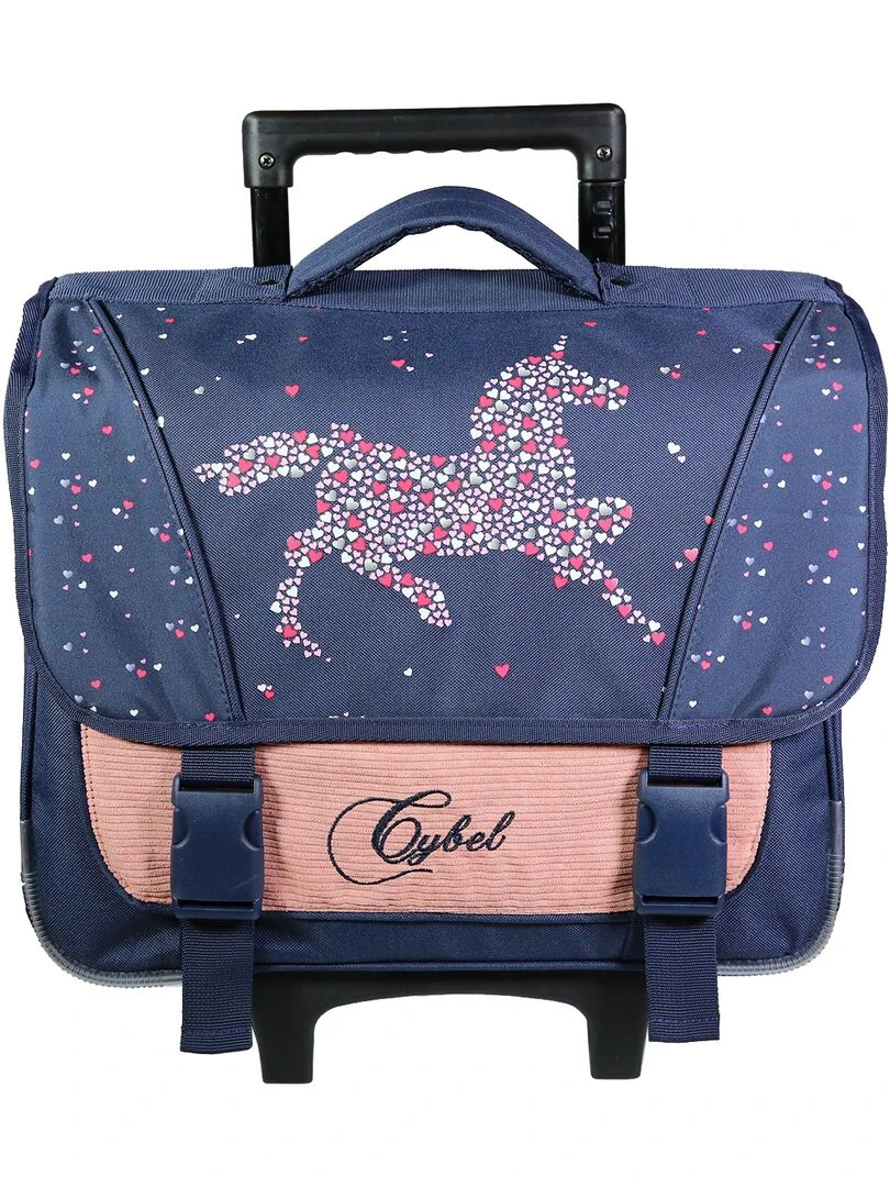BAGTROTTER Cartable à roulettes 38 cm Cybel Bleu Bleu
