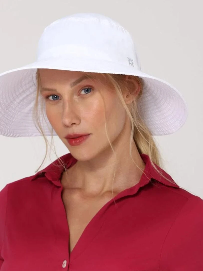 Chapeau souple/capeline Classics UPF 50+ UV Line Blanc