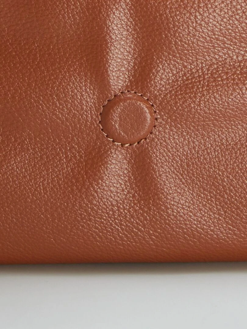 Sac enveloppe à chaine bandoulière   Marron