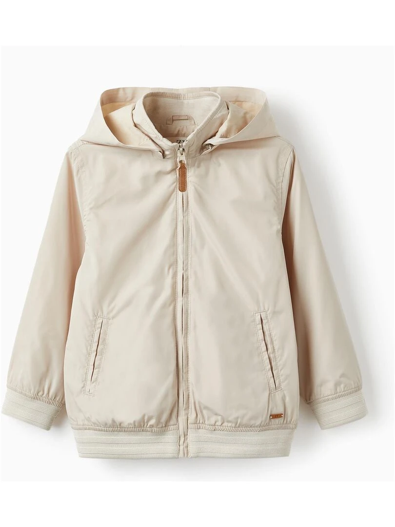 Manteau avec Capuche Amovible pour Garçon ATLANTIC COMPANY Beige clair