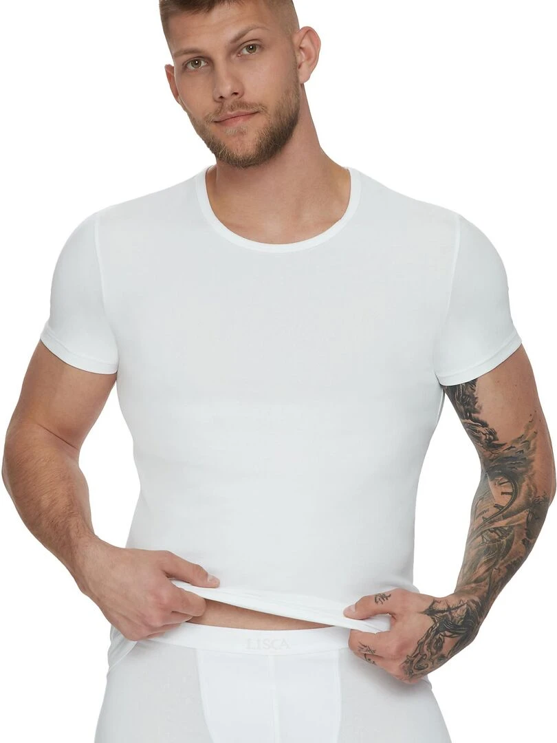 T shirt manches courtes Hermes Blanc