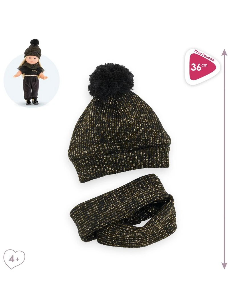 Bonnet et Snood Couture pour poupée ma Corolle N/A