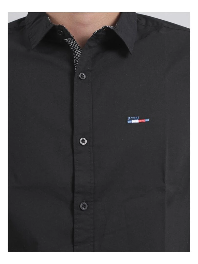 Chemise manches longues TARTIK   Noir