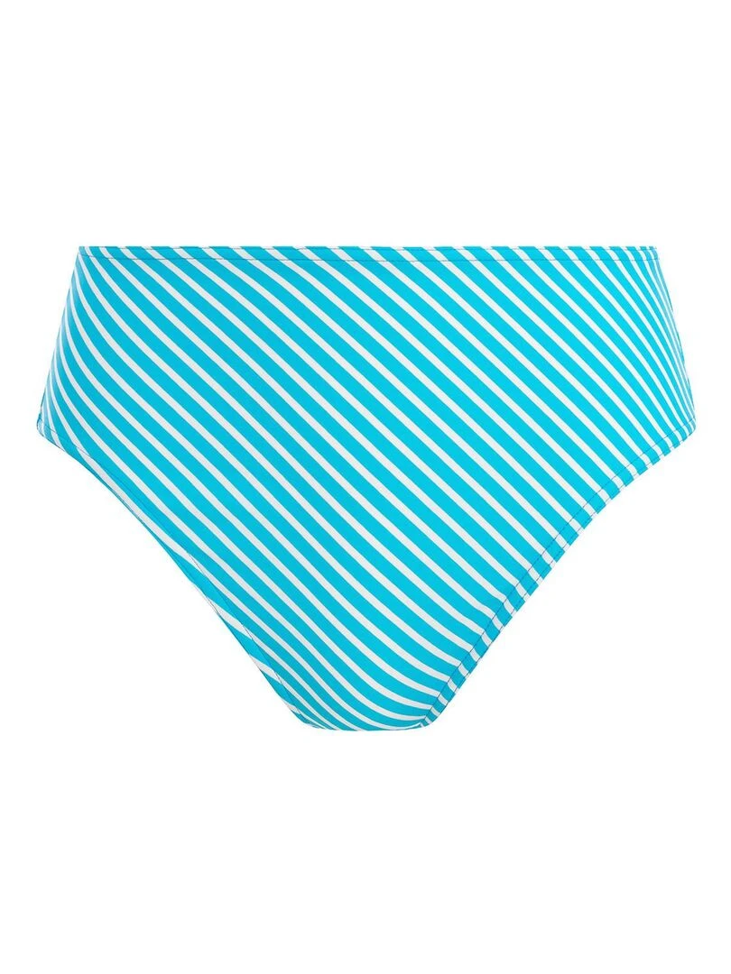 Bas de maillot taille haute rayé Jewel cove stripe   Bleu
